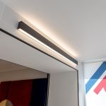 Линейный светодиодный накладной двусторонний светильник 128см 50Вт 3000К черный LSG-02-2-8*128-35-3000-MSh