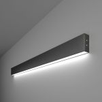 Линейный светодиодный накладной односторонний светильник 103см 20Вт 6500К черный LSG-02-1-8*103-16-6500-MSh