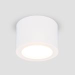 Накладной потолочный  светодиодный светильник DLR026 6W 4200K белый матовый