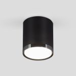 Накладной светодиодный светильник DLR024 6W 4200K черный матовый