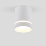 Накладной точечный светильник DLR021 9W 4200K белый матовый