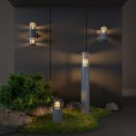 Настенный уличный светильник 1407 Techno cерый IP54 1407 Techno cерый