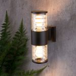 Настенный уличный светильник 1407 Techno черный IP54 1407 Techno черный