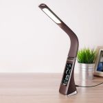 Настольный светодиодный светильник Elara коричневый TL90220