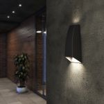 Пылевлагозащи<wbr>щенный светодиодный светильник 1016 Techno черный IP54 1016 Techno черный