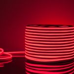 Светодиодный гибкий неон 220 В 9.6 Вт/м 120 Led/м 2835 IP67, односторонний красный, 50 м Гибкий неон 220V 9,6W 120Led 2835 IP67 односторонний красный, 50м