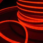 Светодиодный гибкий неон 220 В 9.6 Вт/м 120 Led/м 2835 IP67, односторонний красный, 50 м Гибкий неон 220V 9,6W 120Led 2835 IP67 односторонний красный, 50м