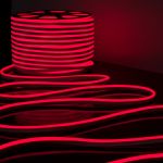 Светодиодный гибкий неон 220 В 9.6 Вт/м 120 Led/м 2835 IP67, односторонний красный, 50 м Гибкий неон 220V 9,6W 120Led 2835 IP67 односторонний красный, 50м