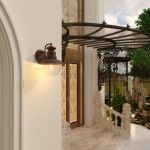 Уличный настенный светильник Talli D IP44 GL 3002D брауни