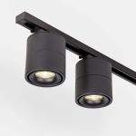 Трековый светодиодный светильник для однофазного шинопровода Klips черный 15W 4200K (1 шт.) LTB21