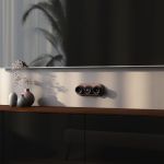 ТВ розетка черный ретро WL18-02-05