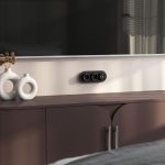 ТВ розетка коричневая ретро WL18-02-05