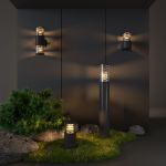 Настенный уличный светильник 1408 Techno черный IP54 1408 Techno черный