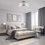 Бра с абажуром 60080/1 сатин-никель