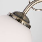 Бра с плафоном и выключателем 30107/1 античная бронза