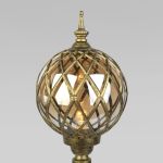 Ландшафтный светильник уличный на столбе Sirius F черное золото IP44 Sirius F черное золото