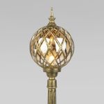 Ландшафтный светильник уличный на столбе Sirius F черное золото IP44 Sirius F черное золото