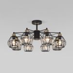 Люстра потолочная лофт 70075/8 черный