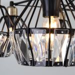 Люстра потолочная лофт 70075/8 черный