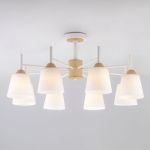 Люстра потолочная с плафонами 70085/8 белый