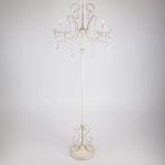 Торшер с хрусталем белый 12205/3F белый