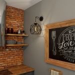 Настенный светильник с металлическим плафоном в виде клетки 1735 Galaxy