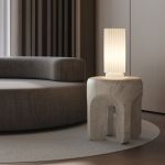 Настольный светильник с плафоном из ткани 101101