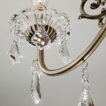 Подвесная люстра с хрусталем 3281/8 античная бронза / прозрачный хрусталь