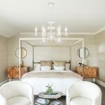 Люстра с прозрачным хрусталем 60018/6 белый с золотом