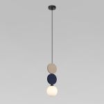 Подвесной светильник с фетровым плафоном 40074/1 синий
