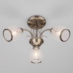 Потолочная люстра античная бронза 30026/3 античная бронза