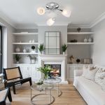 Потолочная люстра с хрустальной подвеской 30100/3 хром