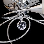 Потолочная люстра с плафонами 2275/9 хром