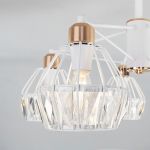 Потолочная люстра с хрусталем 70075/5 белый