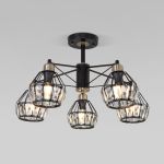Потолочная люстра в стиле лофт 70075/5 черный
