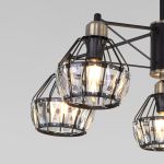 Потолочная люстра в стиле лофт 70075/5 черный