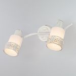 Спот с поворотными плафонами 20025/2 белый с золотом