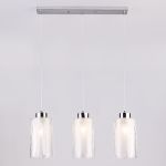 Светильник на подвесе с плафонами 50001/3 хром