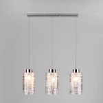 Светильник с тремя плафонами 50002/3 хром