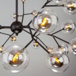 Умная подвесная люстра со стеклянными плафонами 545 Smart