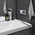 Сенсорный выключатель двухклавишный с подсветкой 1000 Вт белый W4520001