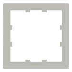 Адаптер 55х55 мм, лен (32881 LN)