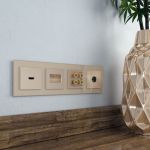 W1196011/ Накладка для розетки HDMI (шампань) W1196011