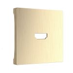 W1196010/ Накладка для розетки HDMI (шампань рифленый) W1196010