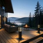 Ландшафтный светодиодный светильник  Frame 3000K чёрный 1529 TECHNO LED черный