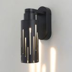 Настенный светодиодный уличный светильник Streak 3000K IP54 35197/W черный