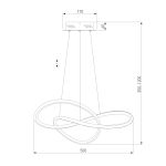 Подвесной светильник 90312/1 черный