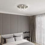 Потолочный светильник со стеклянными плафонами 502111/7 хром