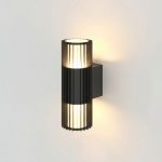 Уличный настенный светильник Entero (35189/W) 3000K черный 35189/W черный