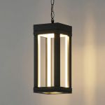 Уличный подвесной светильник Frame 3000K чёрный 1528 TECHNO LED черный